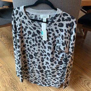 Cashmere XL Leopard Sweater